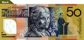 Australian $50 dollar Bill